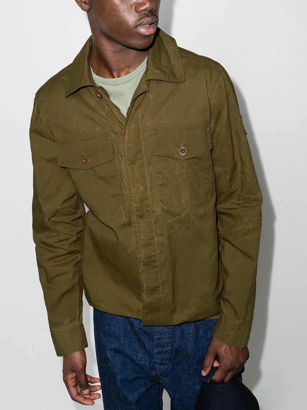 Recon buttoned shirt jacket - 2