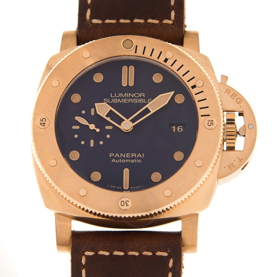 Panerai Luminor 3-Day 1950 Automatic Blue Dial Men's Watch PAM00671 - 2