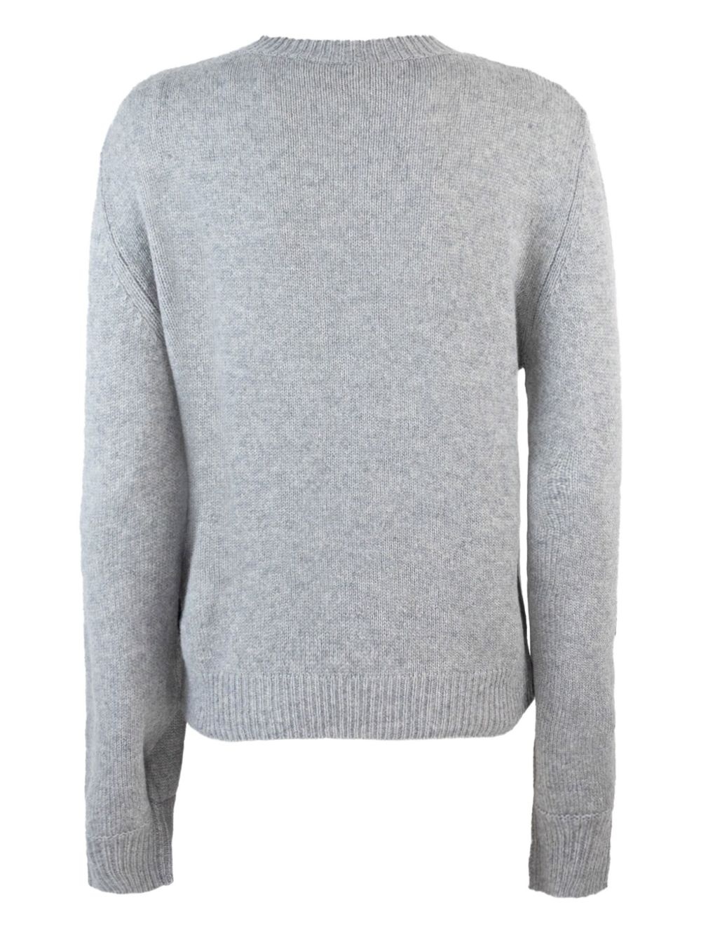 logo-patch cashmere sweater - 2