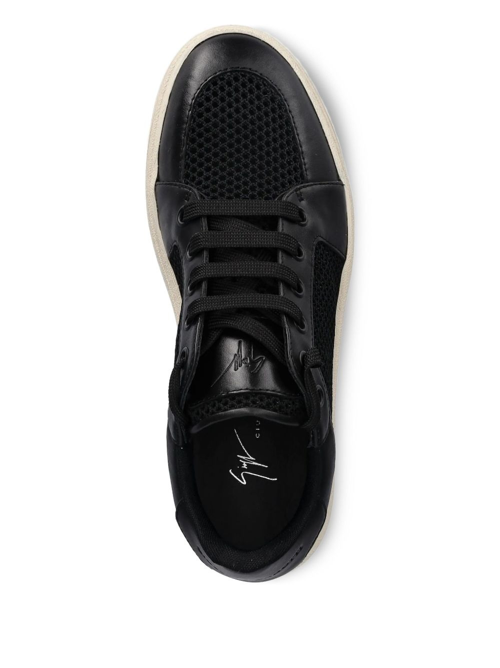 mesh-panelled sneakers - 2