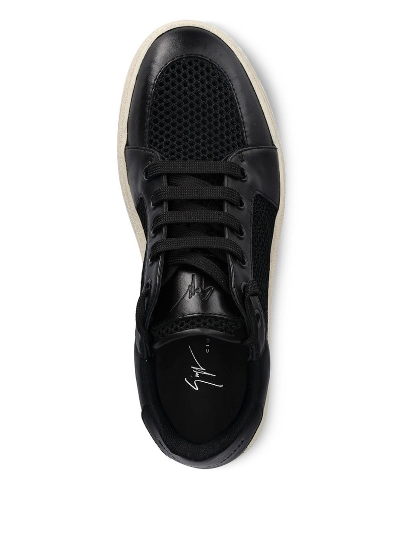 Giuseppe Zanotti mesh-panelled sneakers outlook