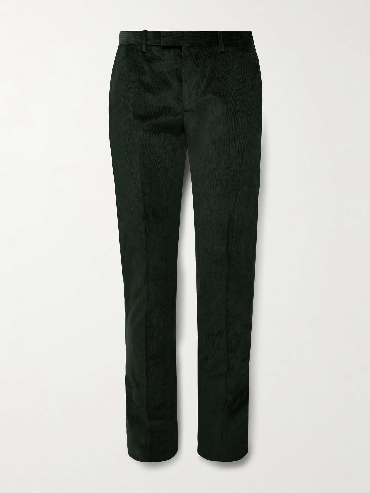 Slim-Fit Stretch-Cotton Corduroy Suit Trousers - 1