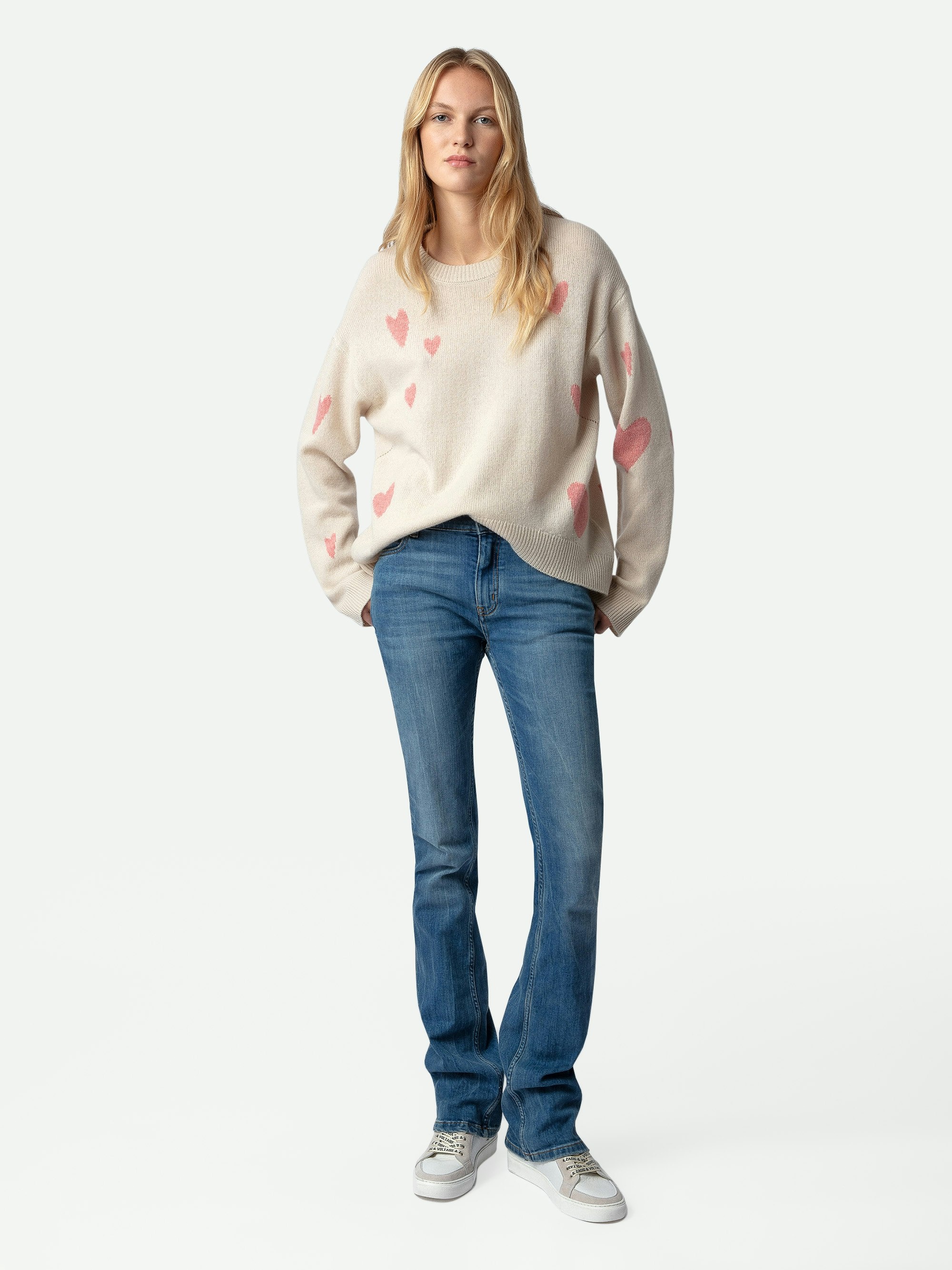 Markus Heart Cashmere Sweater - 2
