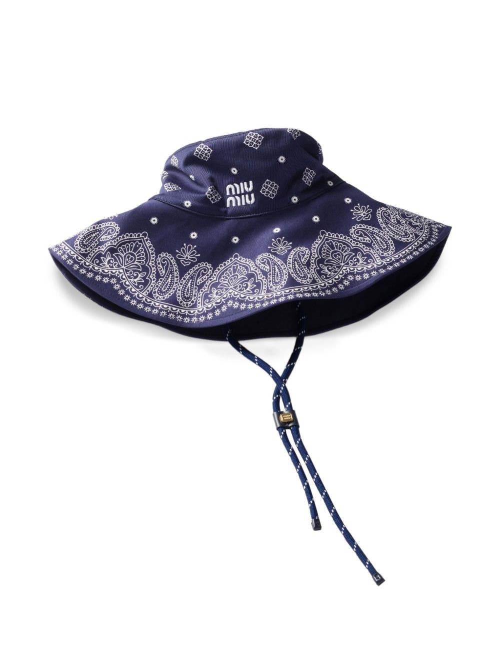 bandana-print bucket hat - 2