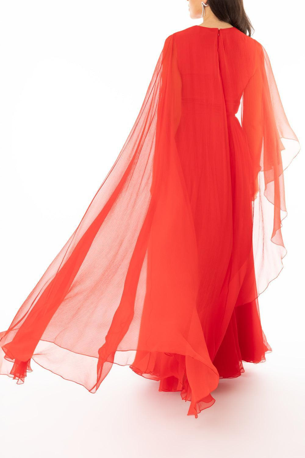 Long Drape Dress - 4