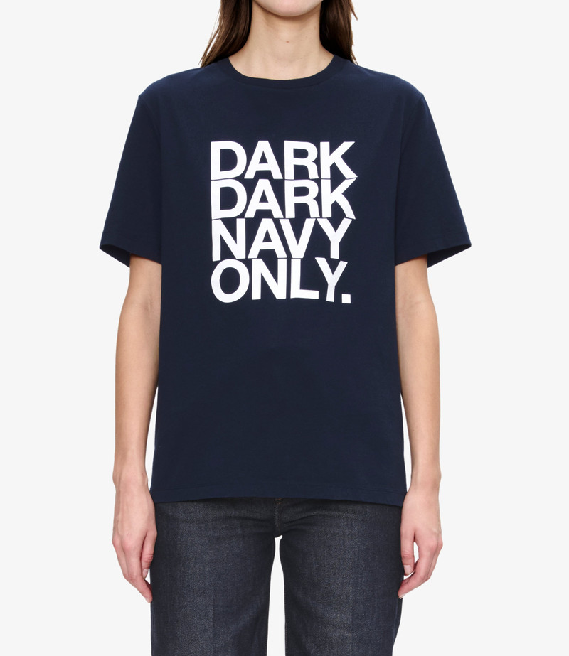 DARK DARK NAVY ONLY T-SHIRT 4