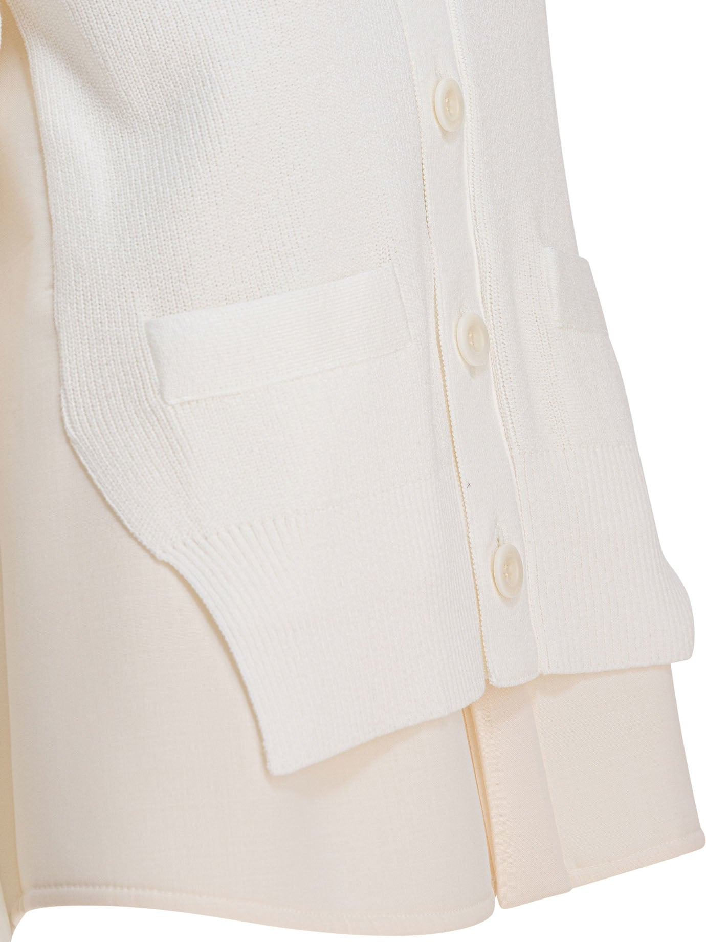 Sacai Women V-Neck Sweater - 4