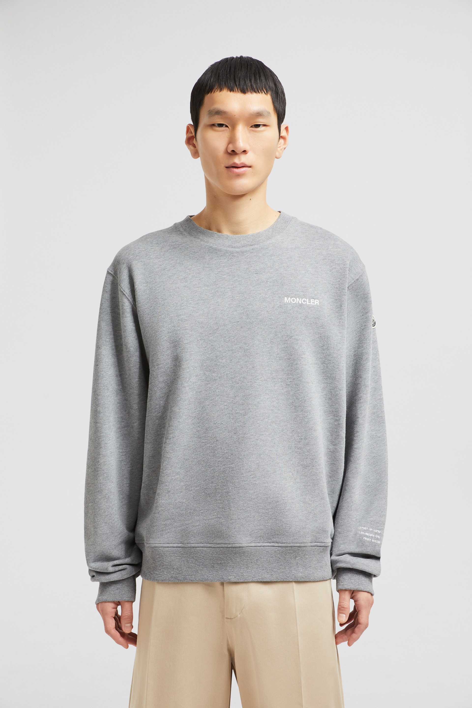 Moncler x FRGMT Maxi Logo Cotton Sweatshirt - 3