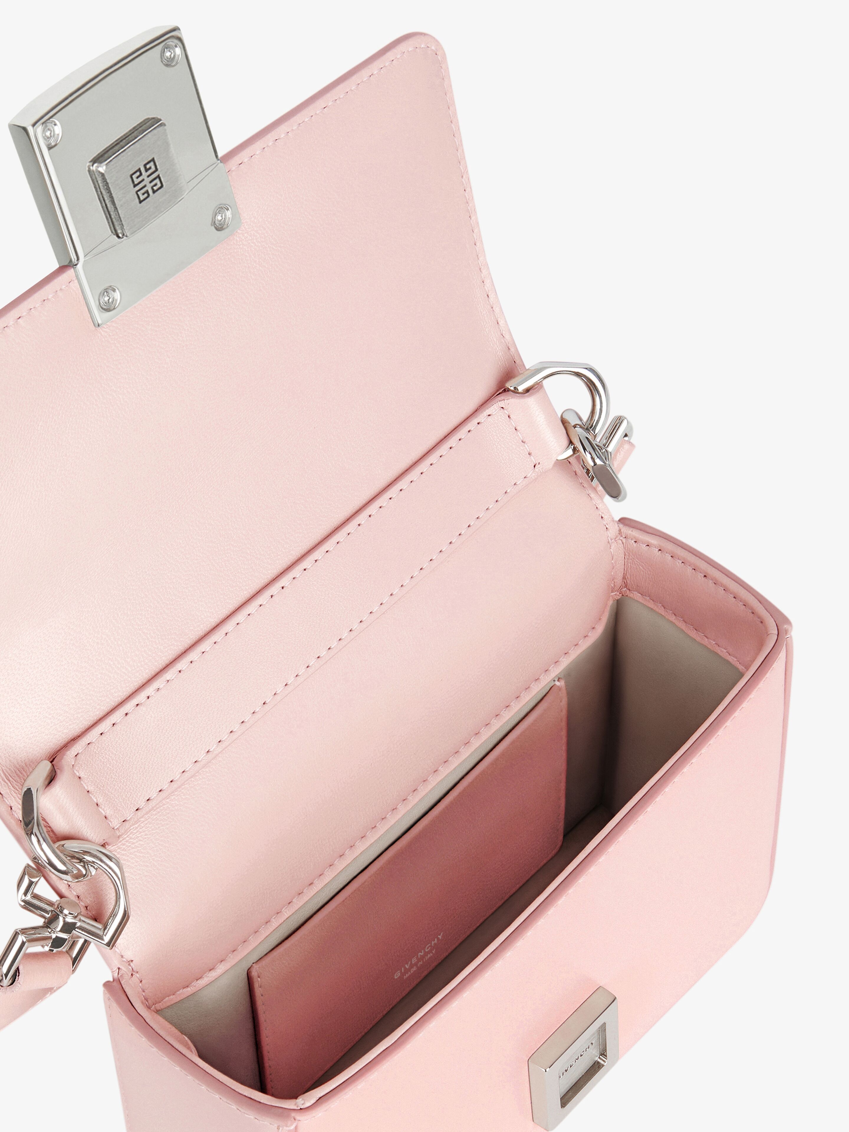 SMALL 4G BAG IN HEART PRINTED GRAFFITI EFFECT LEATHER - 6