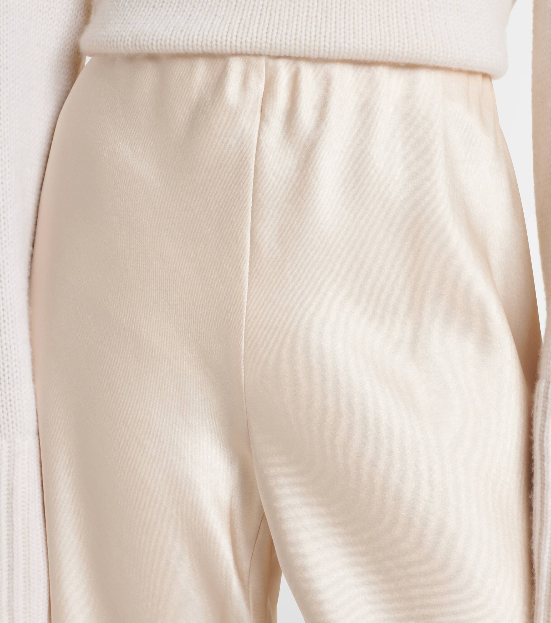 High-rise satin wide-leg pants - 4