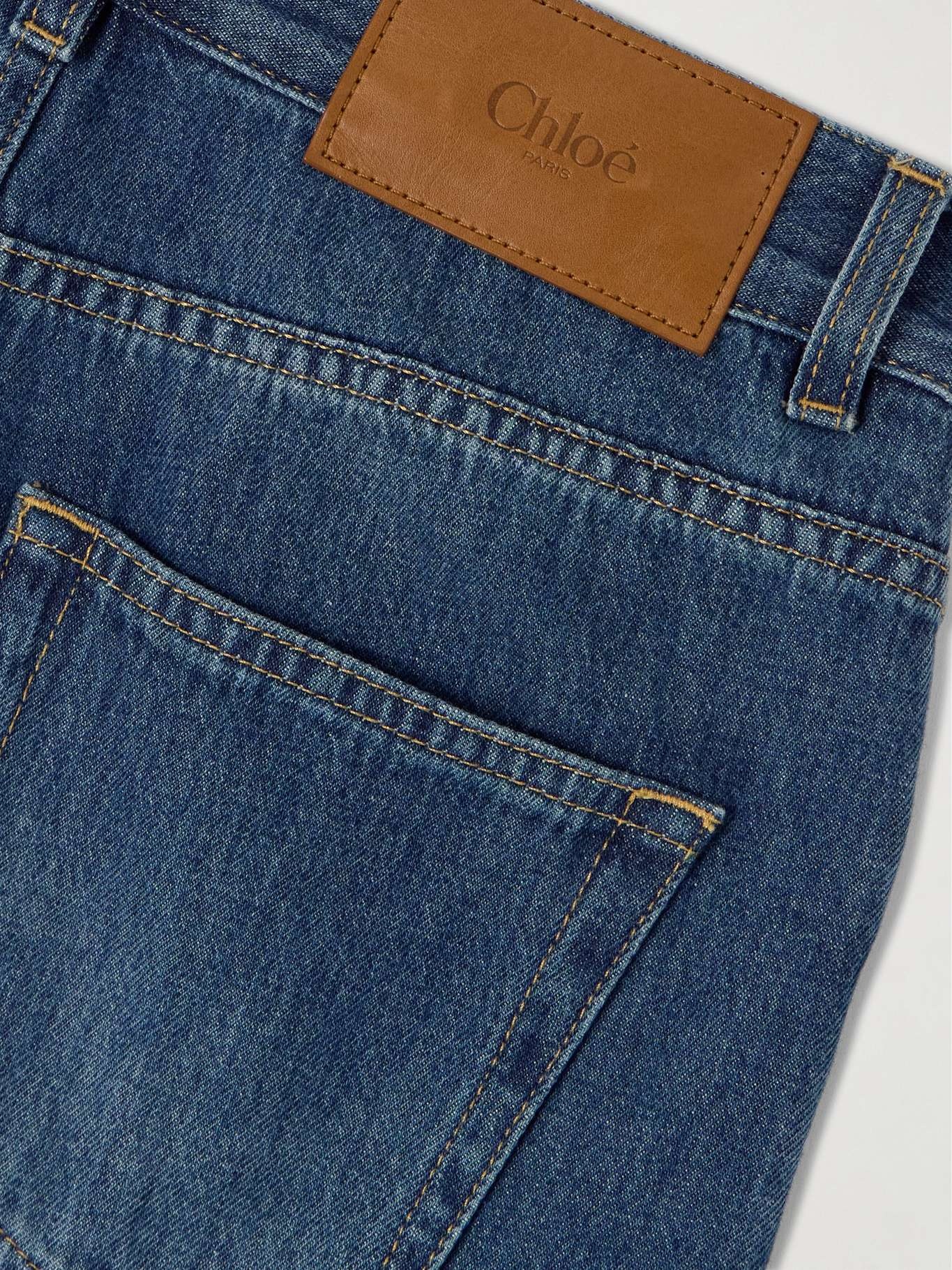 High-rise flared jeans Blue - 6