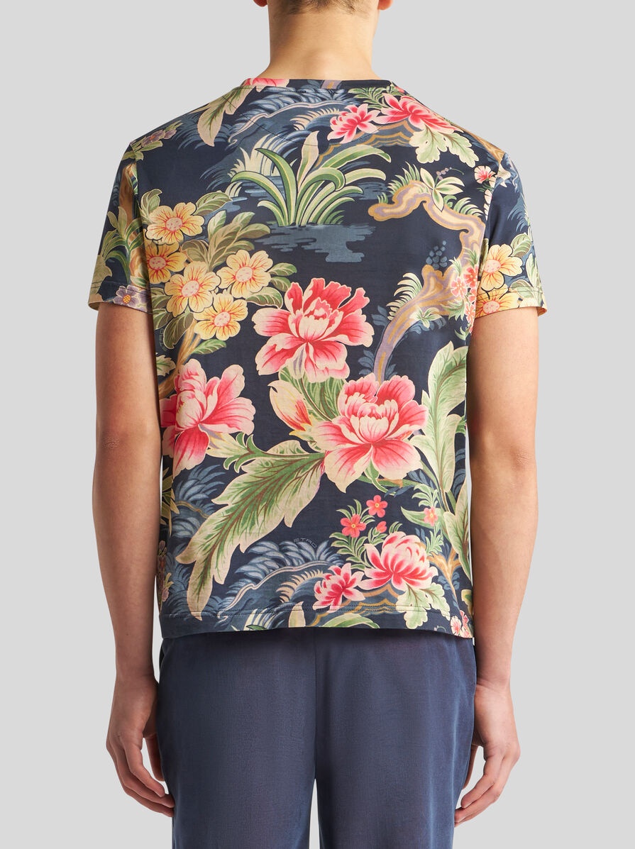 T-SHIRT WITH FLORAL PRINT - 5