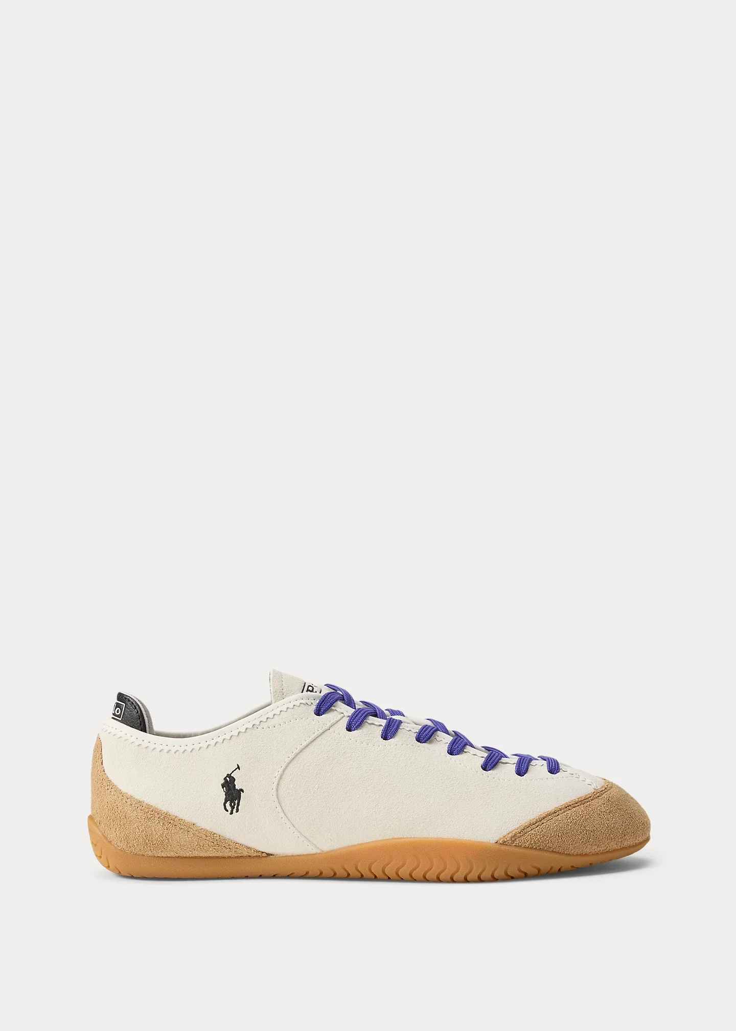 Paneled Suede Low-Top Sneaker - 1