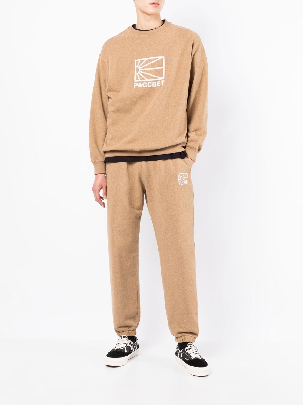 logo-motif cotton sweatshirt - 2