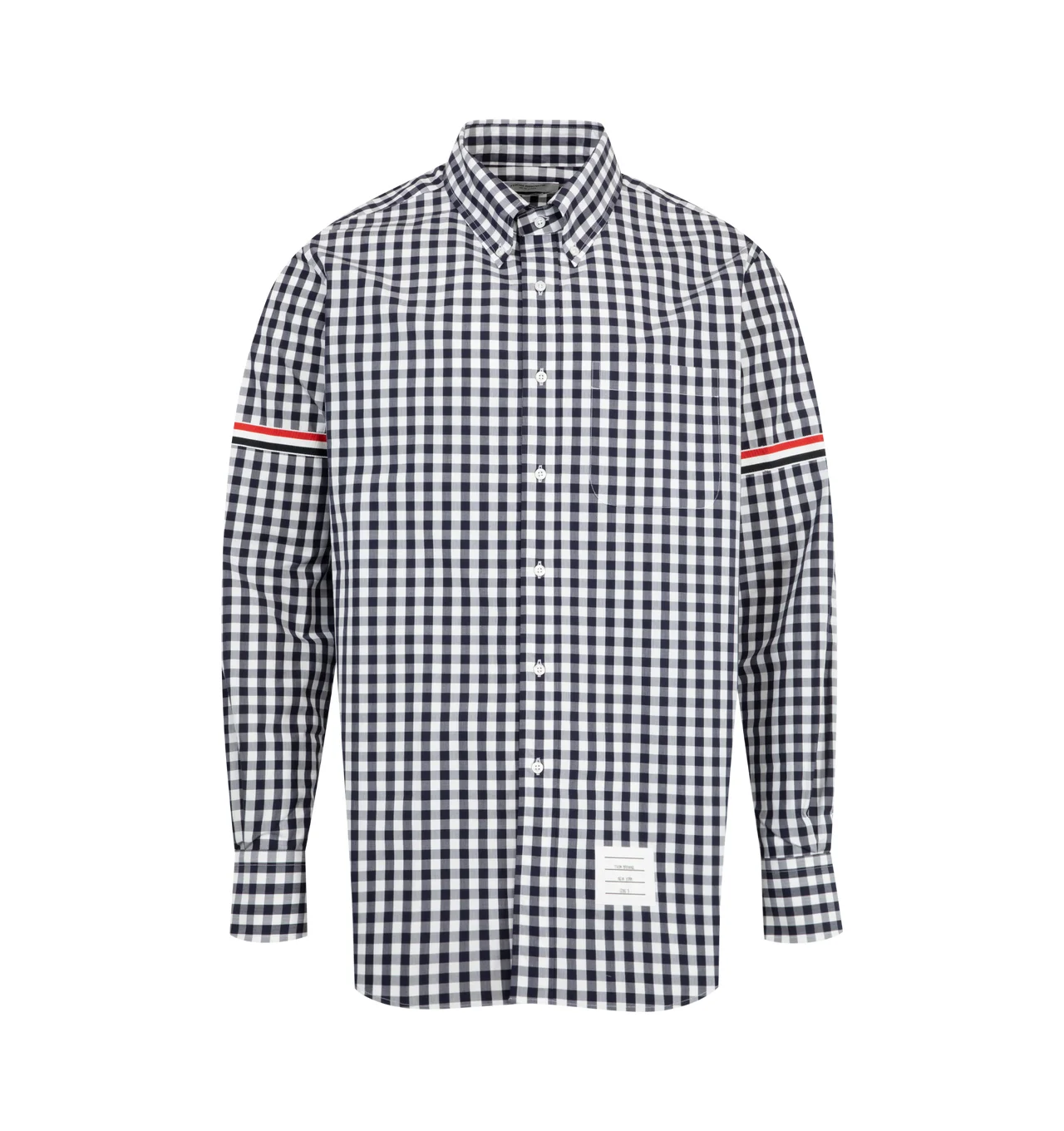 GINGHAM CHECK ARMBAND SHIRT - 1