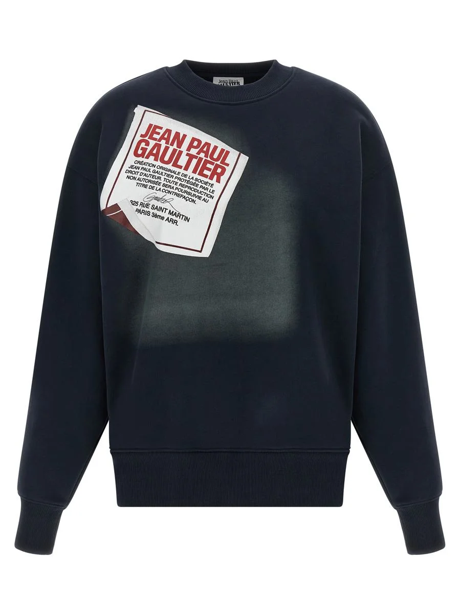 Jean Paul Gaultier 'The Blue Gaultier Label' Sweatshirt - 1