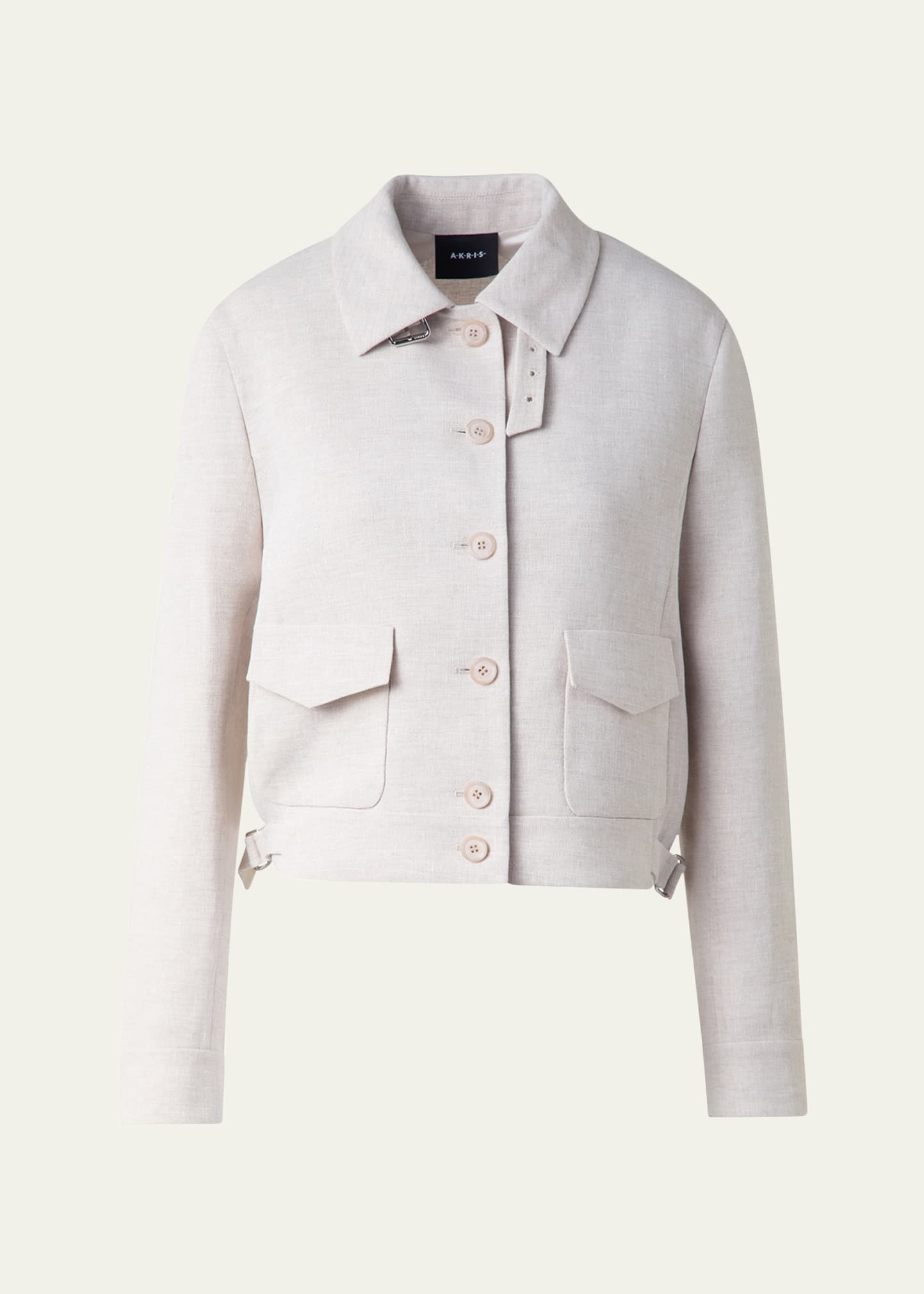 Peer Twisted Linen Double-Face Jacket - 1