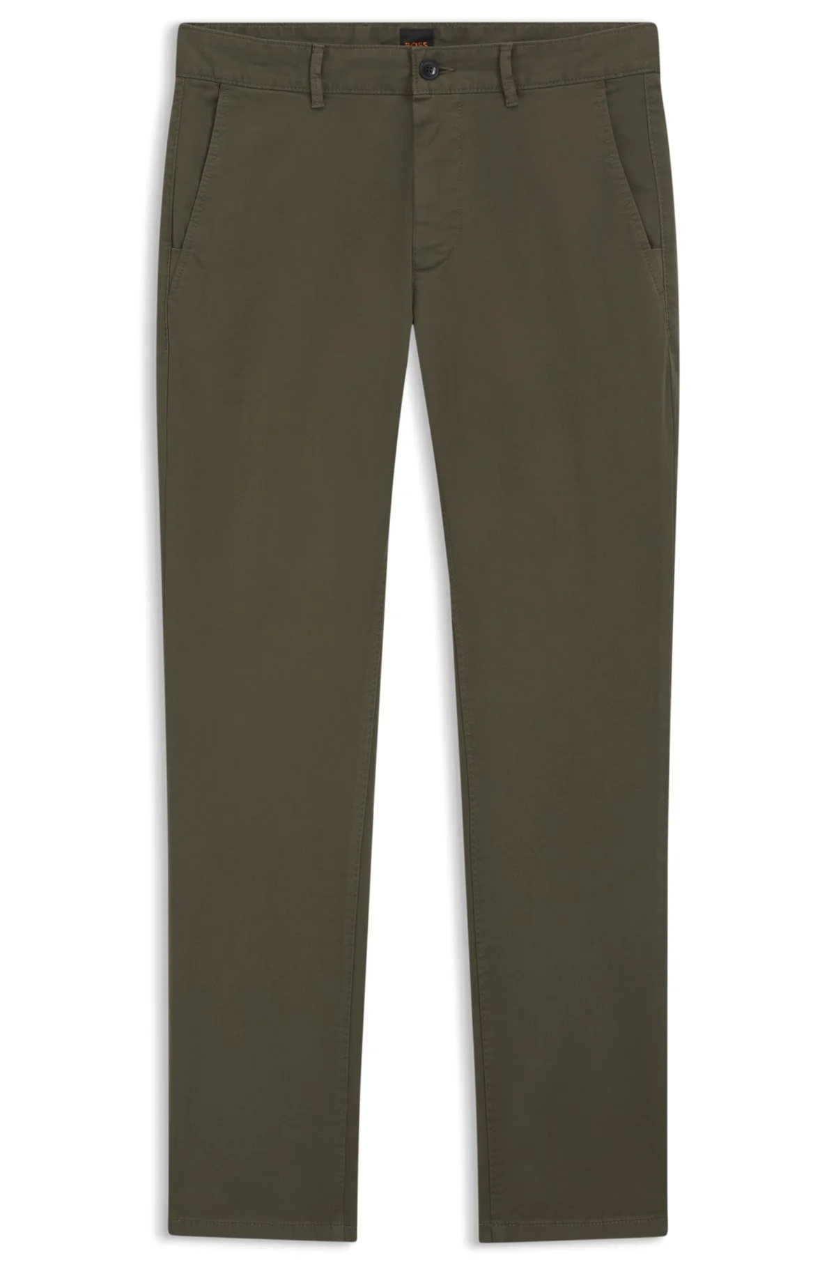SLIM-FIT PANTS IN OVERDYED STRETCH SATIN - 1
