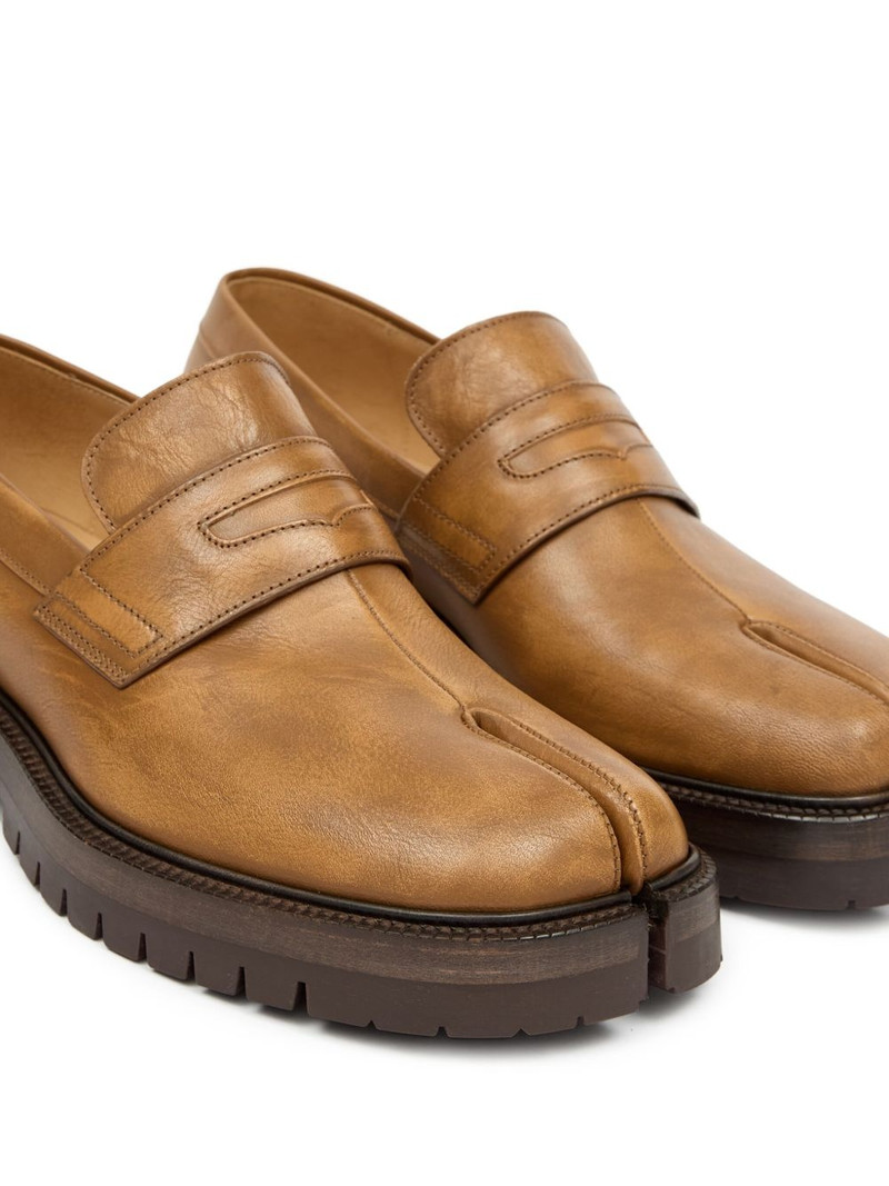 Tabi leather loafers 4