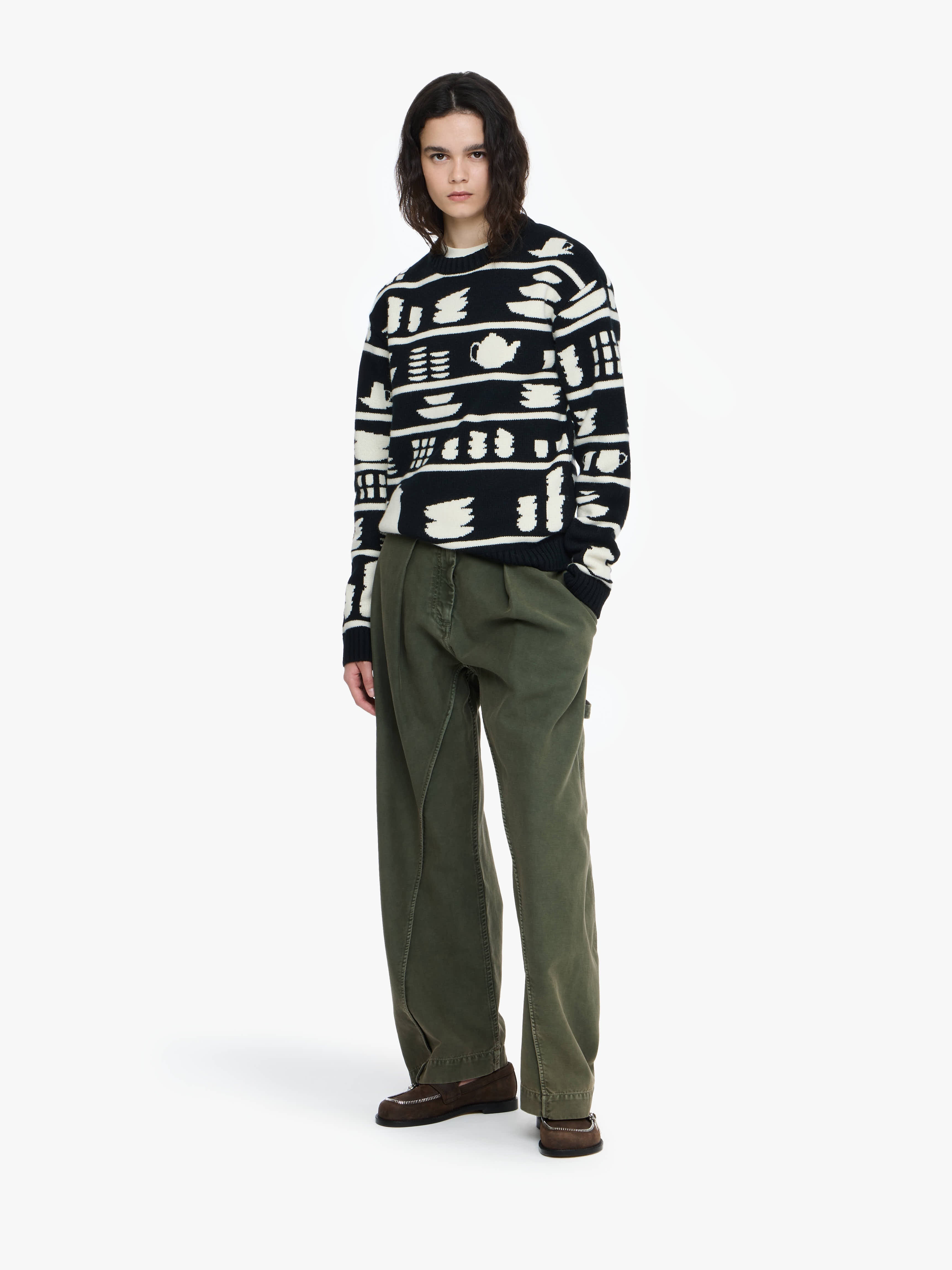 CROCKERY JACQUARD JUMPER - 2