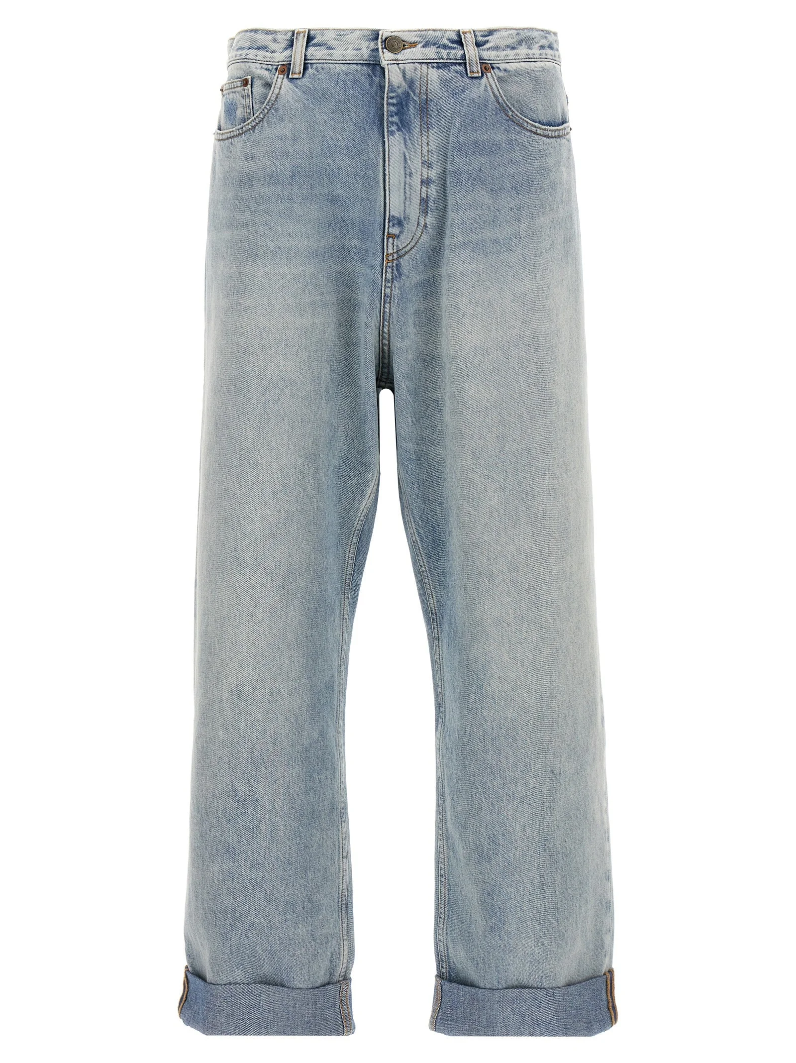 Valentino Garavani Men Valentino Garavani Turn-Up Jeans - 1