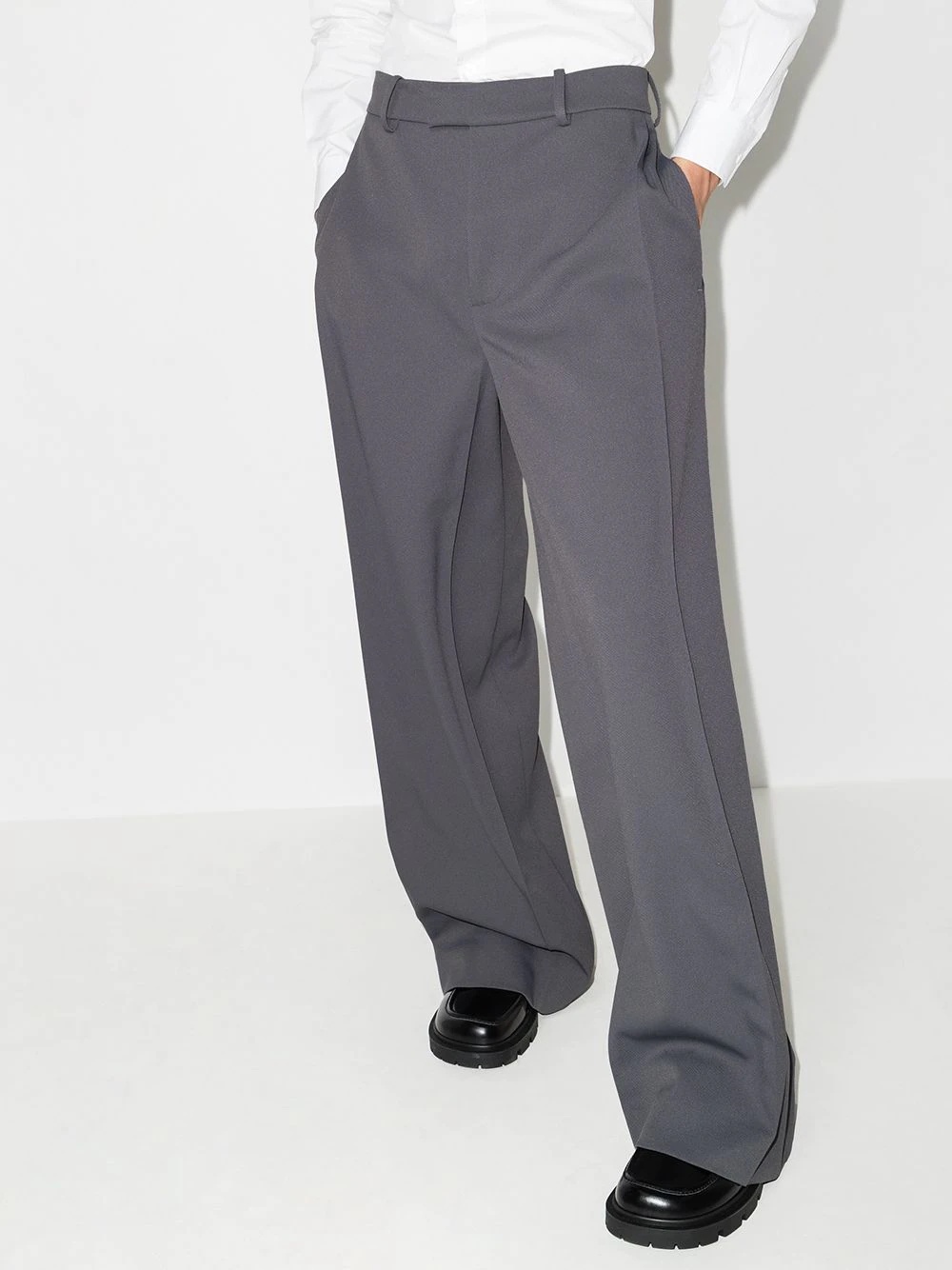 Drill slim box trousers - 2