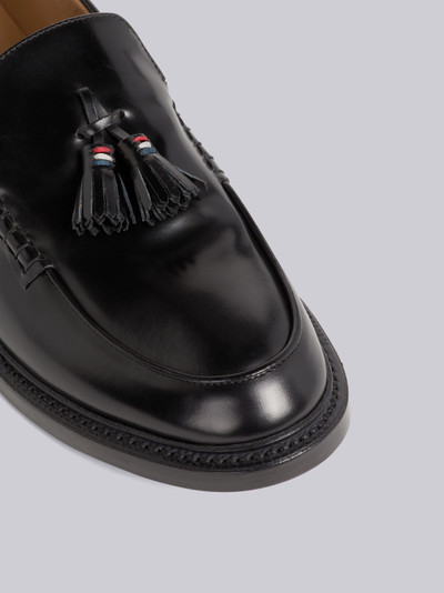 Thom Browne Black Calf Leather Tassel Loafer outlook