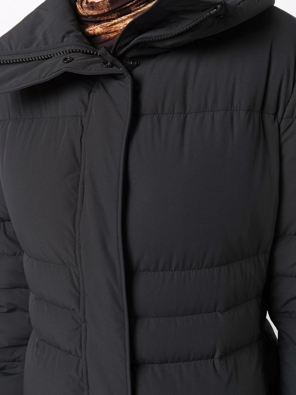 mid-length down-padded coat - 5