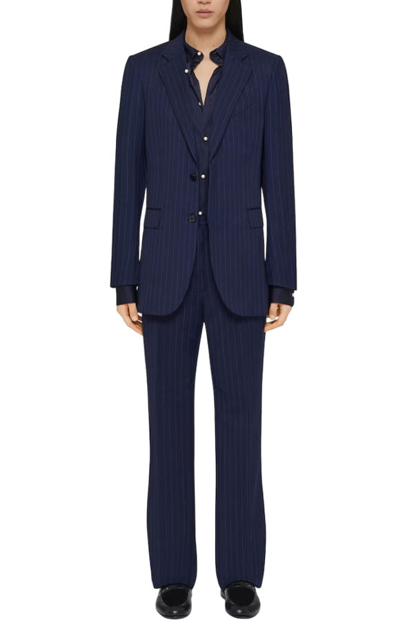 SLIM FIT STRIPED JACKET IN WOOL - 2