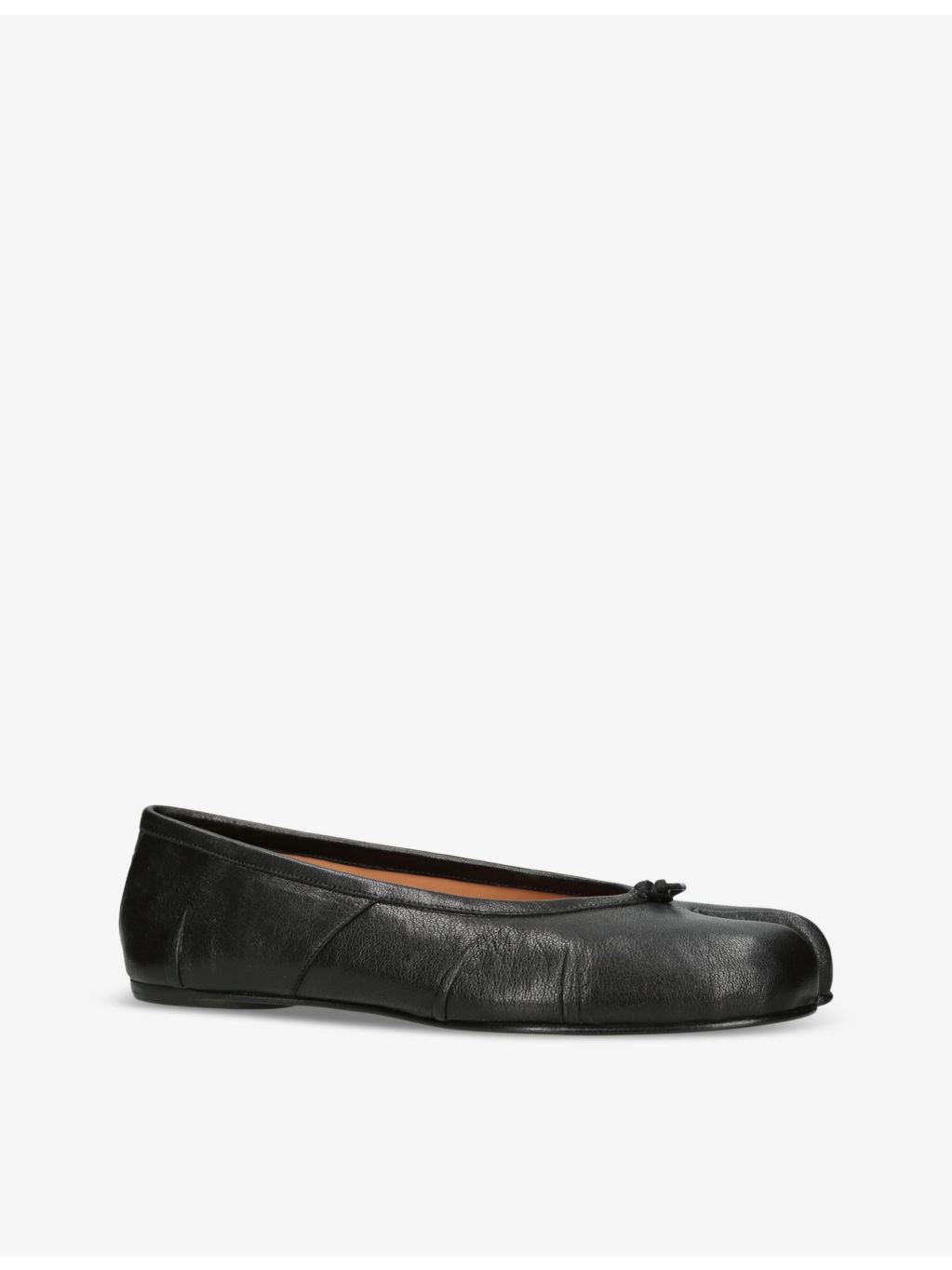Tabi split-toe leather ballet flats - 3