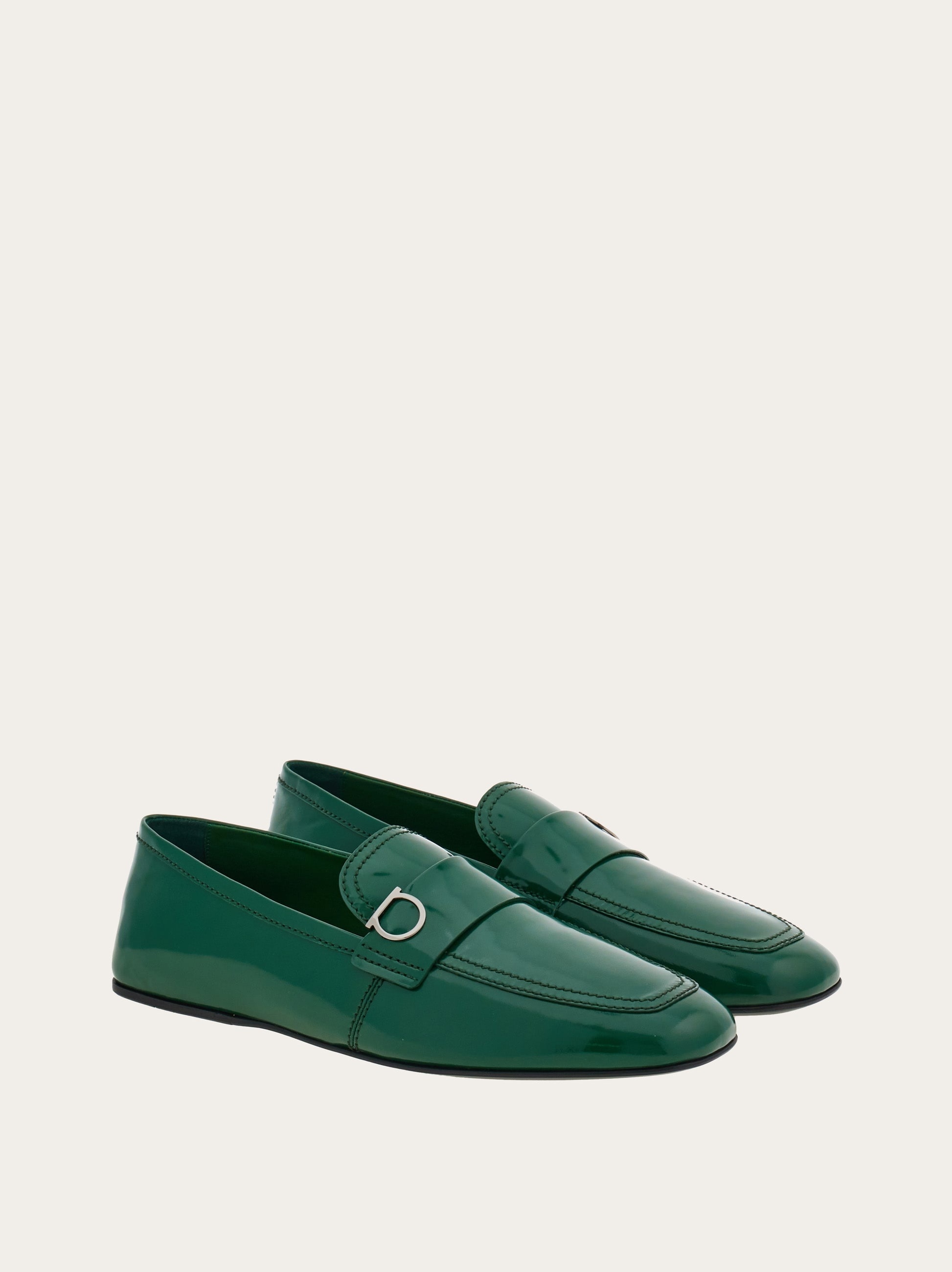 Loafer with Gancini ornament - 4