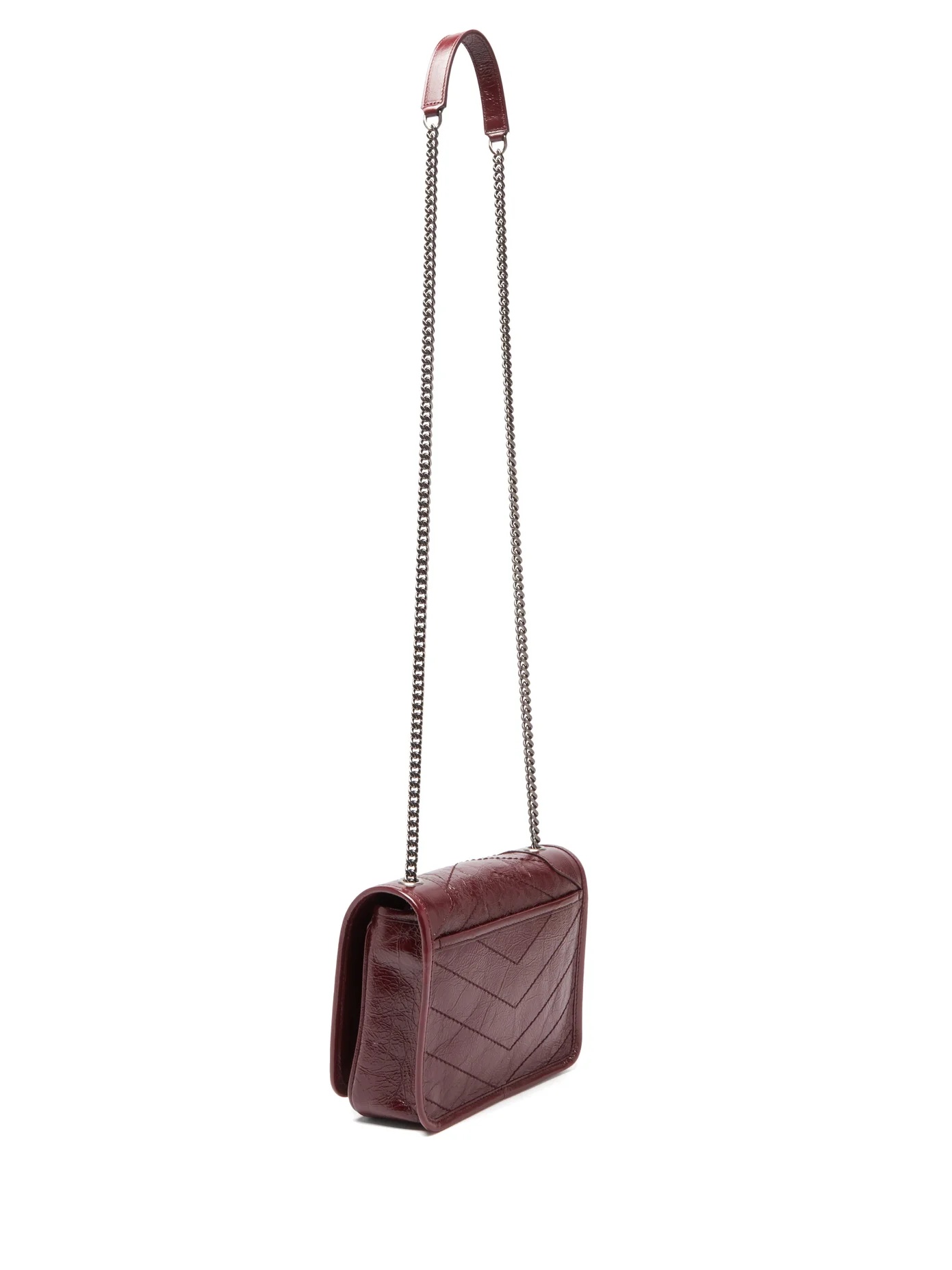 Niki mini leather cross-body bag - 4