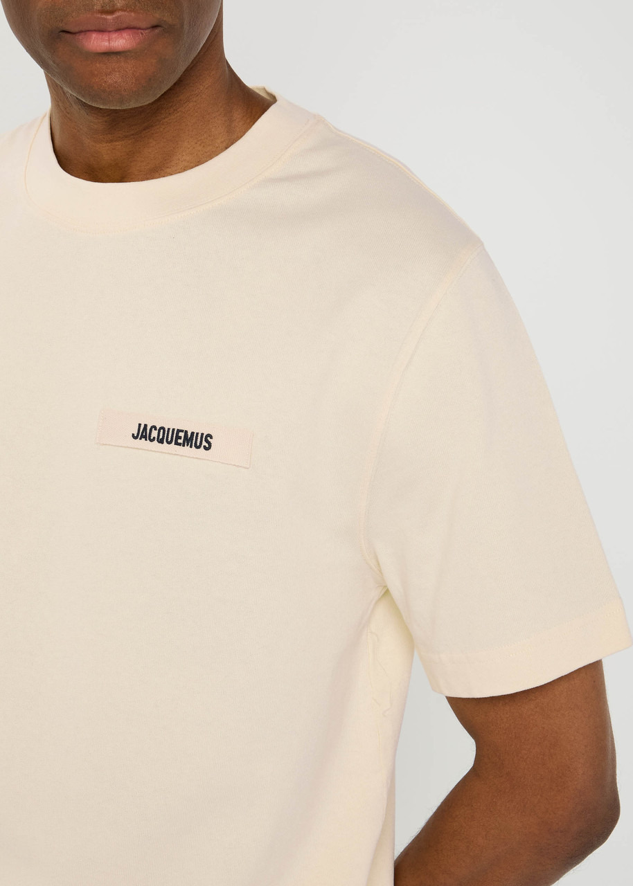 Jacquemus Le T-shirt Gros Grain Cotton T-shirt - 5