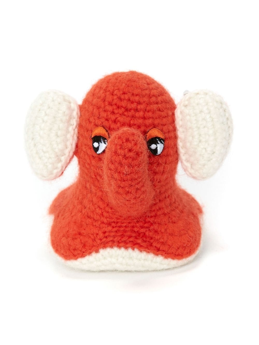 knitted elephant keyring - 1