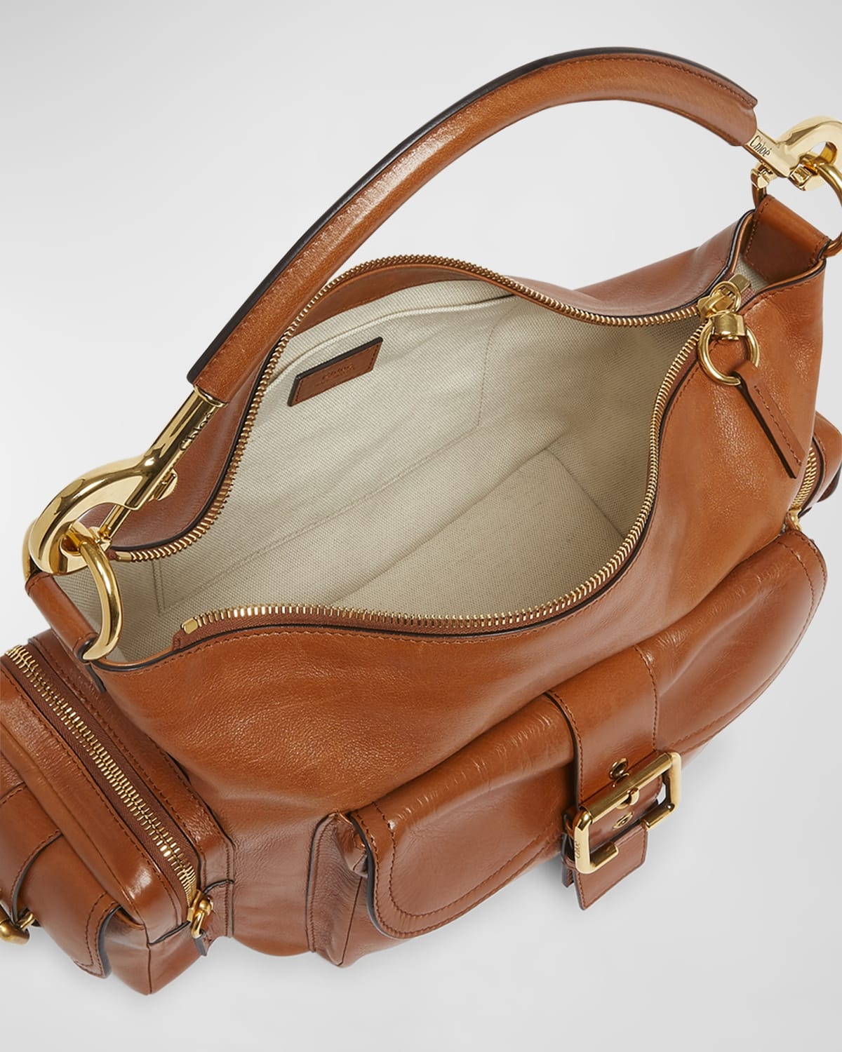 Zip Camera Top-Handle Bag in Calfskin - 3