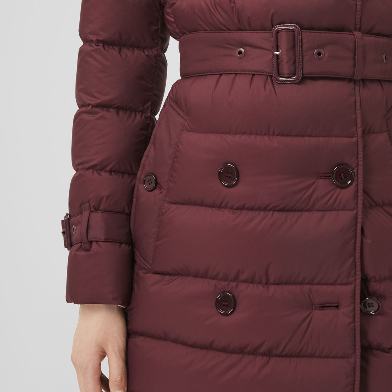 Detachable Hood Down-filled Coat - 5