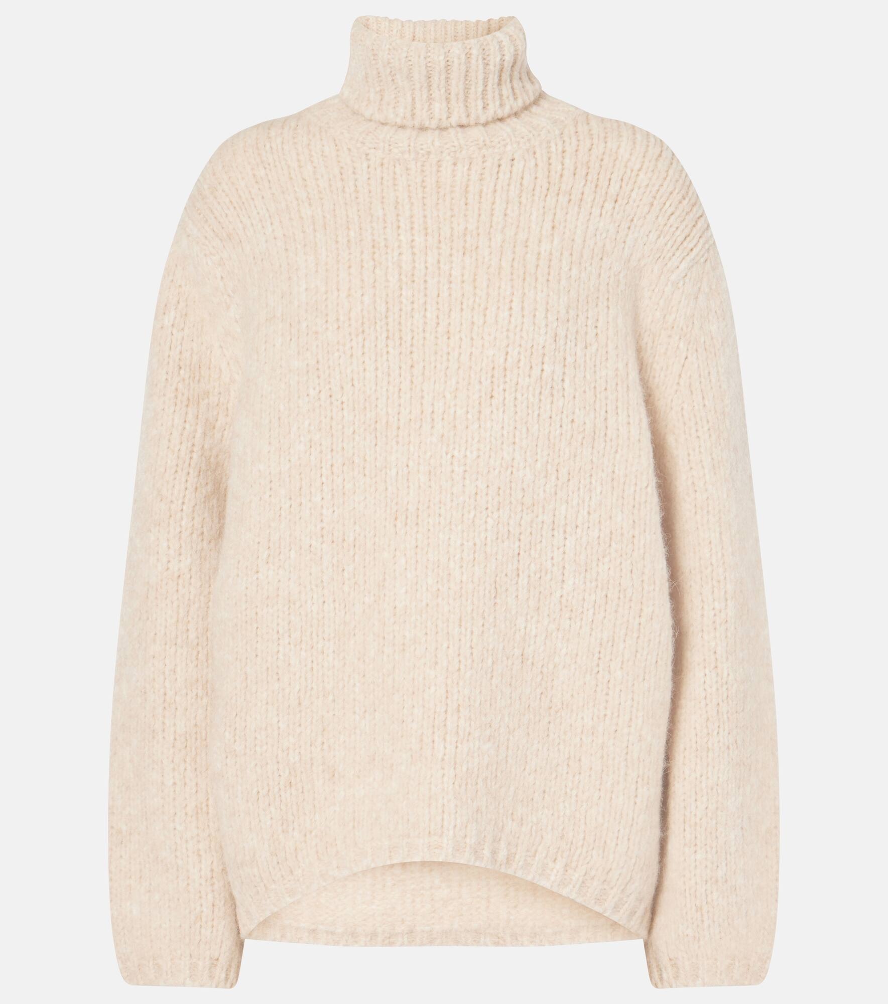 Soft Happiness wool-blend turtleneck sweater - 1