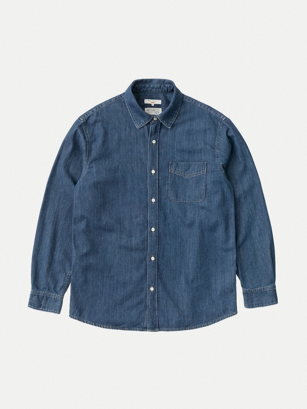Filip Casual Some Kind of Blue Denim Shirt - 1