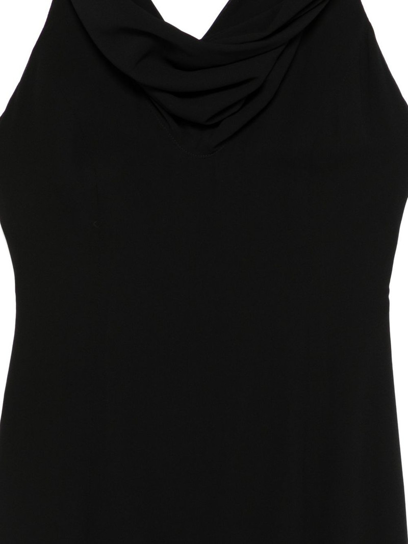 Disa cowl-neck asymmetric midi dress 3