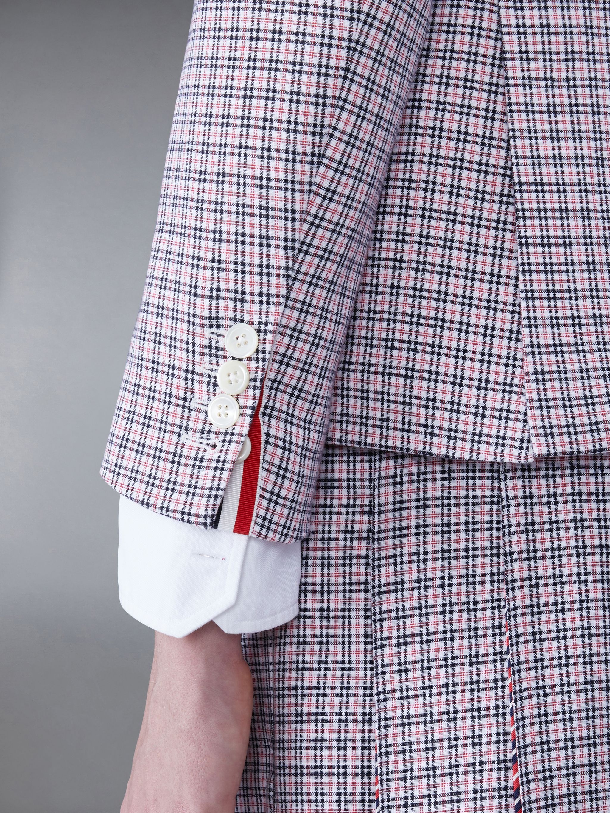 single-breasted button-fastening blazer - 4
