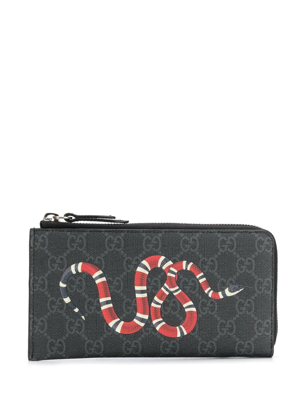 Kingsnake print GG Supreme wallet - 1