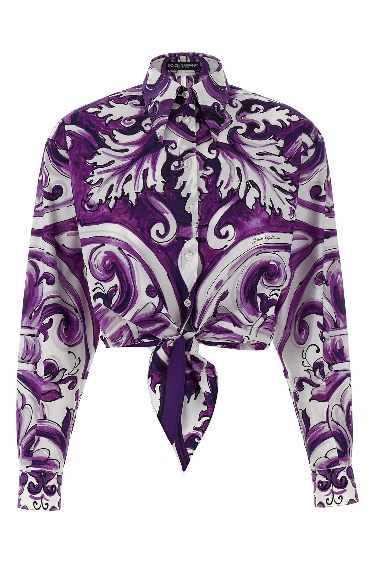 'Maiolica' print shirt - 1