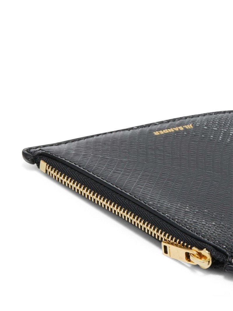 Jil Sander heart-shaped leather pouch outlook