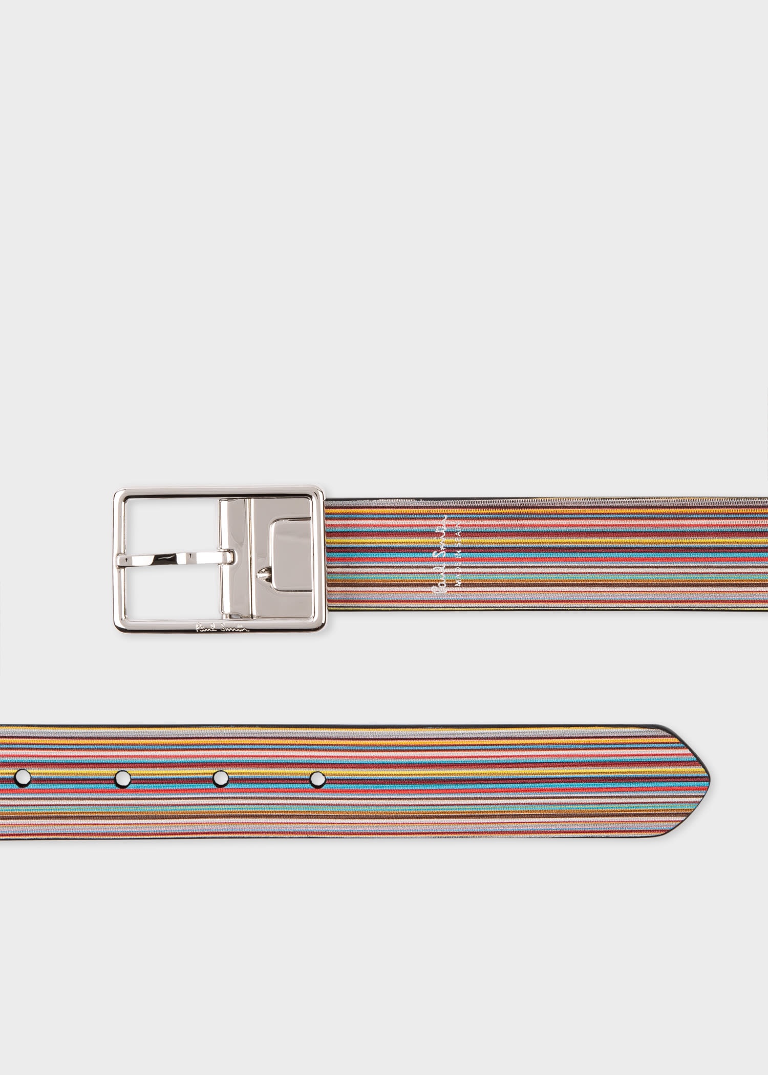 'Signature Stripe' Reversible Belt - 3