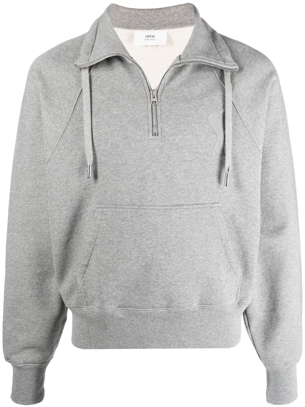 Ami de Coeur half-zip sweatshirt - 1