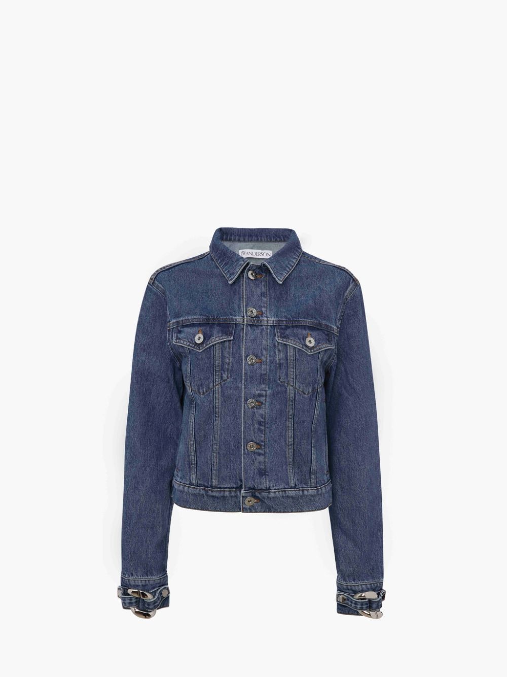 CHAIN LINK DENIM TRUCKER JACKET - 1