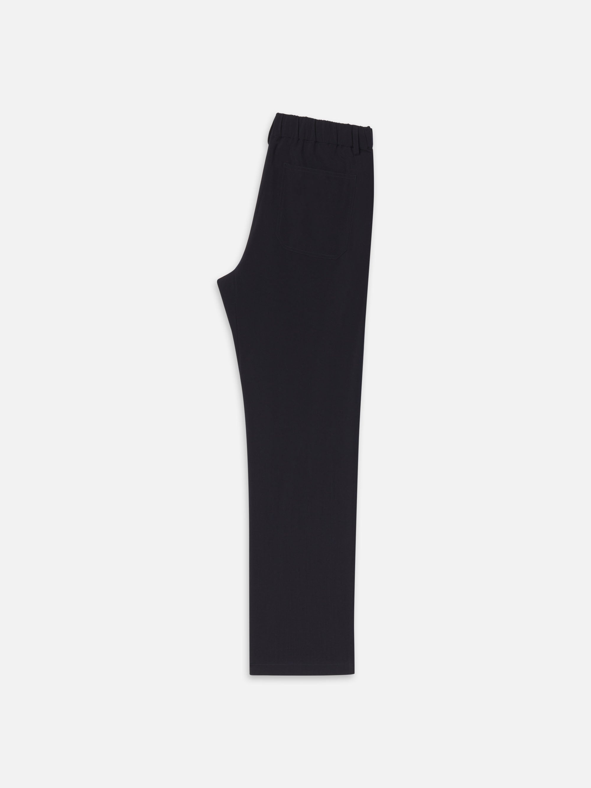 Wool Easy Trousers in Dark Navy - 5