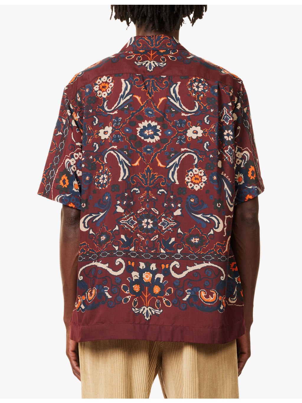 Floral-Print Short Sleeve Woven Shirt - 4