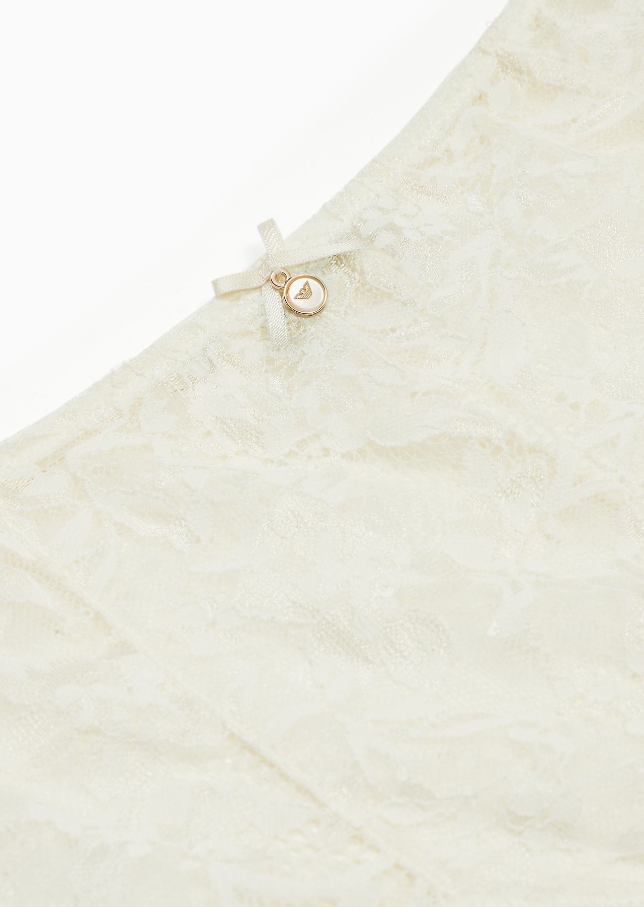 Bridal ASV recycled lace high-waisted thong - 4