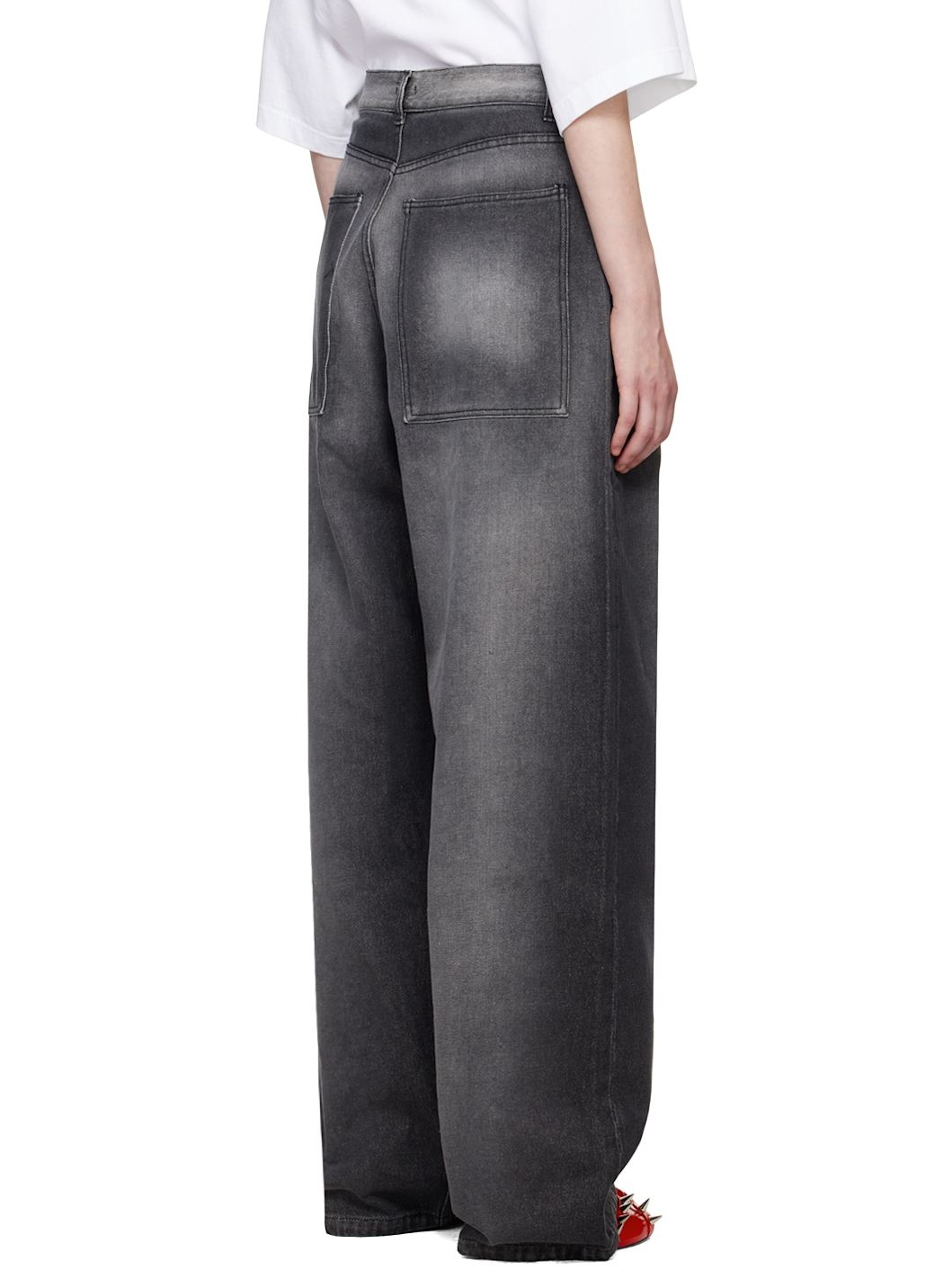 Gray 'You Wish' Jeans - 3